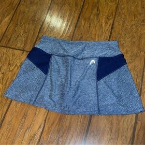 Head Women's Mini Skirt in Navy Blue with shorts under athletic skirt size XS